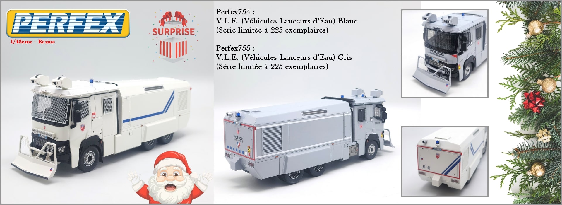 PERFEX 754 & 755 - VLE 26 Tonnes Police Nationale